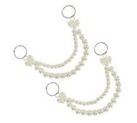 Beimus Lot de 2 chaînes de perles artificielles décoratives pour sac à main, sac à main pour femme, Length 30cm, Résine