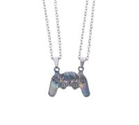 Beimus Lot de 2 colliers avec pendentifs en forme de manette de jeu aimantés pour couples assortis pour les meilleurs couples, One Size, Comme décrit, Comme décrit.