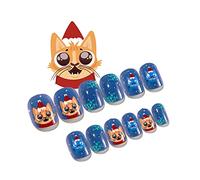 Beimus Lot de 2 ongles à presser pour chat ou sorcière - Pour Halloween - Pour enfants et adultes