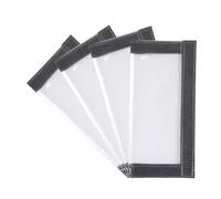 Beimus Lot de 4 pochettes de protection en PVC transparent pour leurres de pêche, l, Size approx.18x10cm/7.08x3.93in