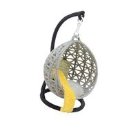 Beimus Maison de poupées modèle panier chaise miniature suspendu maison de poupée chaise chaise suspendue idéale pour projets et photographies de maisons de poupée accessoires