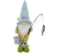 Beimus Nains de pêcheur en peluche faits à la main nain suédois scandinave tomte elfes pour la maison, le bureau, la table, poupée de pêcheur