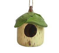 Beimus Nichoir à oiseaux en résine pour colibris extérieur balcons oiseaux habitat maison à suspendre nid d'oiseau décoration de jardin