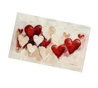 Beimus Peinture murale romantique en forme de cœur avec cadre en bois pour cadeau de Saint-Valentin, décoration de maison, commercial, librairie