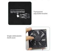 Beimus Petit ventilateur de refroidissement pour aquarium, silencieux et résistant au contrôle de la température