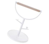 Beimus Plate-Forme Multi-Usage pour Perroquets avec Branche À Croquer Plateau Amovible Calopsittes Tourtereaux Jouet De Divertissement Petits Oiseaux d'exercice Oiseaux avec