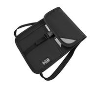 Beimus Pochettes de voyage pour passeports familiaux avec blocage RFIDS, pochettes cachées pour le cou, pour femmes et hommes, pochette de voyage pour passeport familial, Noir , One Size