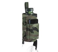 Beimus Porte-bouteille de sport résistant à la déchirure avec attache en tissu 900D et sangles de transport confortables pour homme et femme, camouflage
