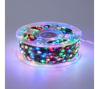 Beimus Radiances de Noël flexibles à faible potentiel pour une utilisation en intérieur - Étanche - Protection pour enfants et animaux - Faible potentiel - Éclat LED sûr