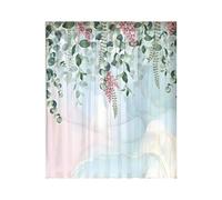 Beimus Rideau transparent en polyester lavable en machine avec passe-tringle pour une installation simple et un faible entretien, rideaux filtrant la lumière à usage domestique