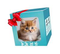 Beimus Robot Câlin en Peluche pour Chats Jouet Qui Marche Et Aboie comme Un Animal pour L'éducation Et L'apprentissage des De Vacances Robotic Cats Plush