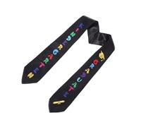 Beimus Ruban de remise de diplôme en satin pour enfants d'âge préscolaire, texture lisse et bords renforcés, 9,5 cm de large, ruban de remise de diplôme pour enfants, JD092 noir, taille unique