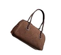 Beimus Sac à bandoulière pour femme - Pochette de soirée tendance en cuir synthétique sous le bras - Sac à main Hobos Toted avec fermeture éclair, café, One Size