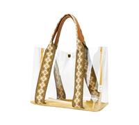 Beimus Sac à main spacieux en PVC transparent pour le rangement et les vacances à la plage, sac à bandoulière, grand sac à main sous les aisselles, sac de rangement transparent, a, One Size