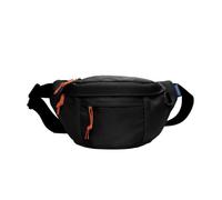 Beimus Sacs pour femme, sac à main pour homme et femme, sac banane à bandoulière pour course à pied, randonnée, cyclisme, ceinture réglable au niveau de la poitrine, Noir