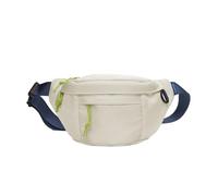 Beimus Sacs pour femme, sac à main pour homme et femme, sac banane à bandoulière pour course à pied, randonnée, cyclisme, ceinture réglable au niveau de la poitrine, blanc