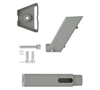 Beimus Support de montage robuste en alliage d'aluminium pour des conditions météorologiques difficiles, systèmes d'ancrage sécurisés, facile à installer