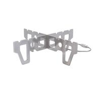 Beimus Support de réchaud à alcool portable en acier inoxydable pour la randonnée, le camping, le plein air