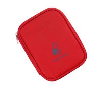 Beimus Travel Minis First Aid Pochettes portables d'extérieur Sac de premiers secours Sac multifonction d'urgence Sac de rangement pour médicaments, Rouge, Beauté de masse