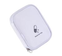 Beimus Travel Minis First Aid Pochettes portables d'extérieur Sac de premiers secours Sac multifonction d'urgence Sac de rangement pour médicaments, blanc, Beauté de masse