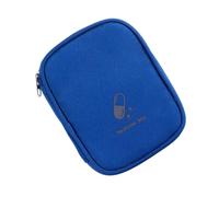 Beimus Travel Minis First Aid Pochettes portables d'extérieur Sac de premiers secours Sac multifonction d'urgence Sac de rangement pour médicaments, bleu, Beauté de masse