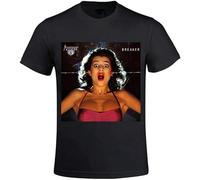 BEINENG Accept Breaker Mens Funny T Shirts O Neck Black L