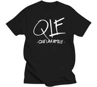 BEINENG Men T Shirt Personnalise Chanteur Qlf Que La Famille Chanson Musique Black L