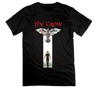 BEINENG Men's The Crow Movie Poster T Shirt Black XXL