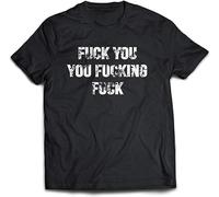 BEINENG Revel Shore Shameless Fuck You You Fucking Fuck Men's T-Shirt Black XL