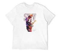 BEINENG Stevie Ray Vaughan Guitar T-Shirt White L
