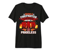 Being A Firefighter is an Honor Being A Dad Firefighters T-Shirt Haut de Gamme