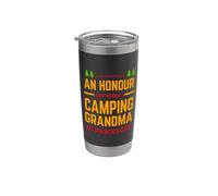 Being A Grandma Is An Honor But Being A Camping Camper Gobelet isotherme en acier inoxydable double paroi