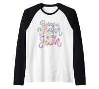 Being A Mom is My Jam Manche Raglan