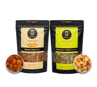 Being Bania Gatta Mungodi Combo (250 gm+250 gm), Premium Rajasthani Marwari Ready to Cook, Moong Dal Wadi, Besan Gatta, Protein Rich, 100% Natural, Gatte Sabzi, No Preservatives