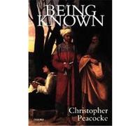Being Known Christopher Peacocke (Auteur)