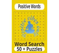 Being Positive Word Search Puzzle Book: Word search with Easy to Read Print about "being positive, thinking positive, and more| 6 x 9 inches|110 ... special events, free time, and holidays
