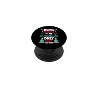 Being Related to Me is Really The Only Gift You Need Christmas PopSockets PopGrip Adhésif
