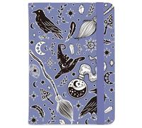 beinkmake Étui de passeport en cuir coloré avec emplacements pour cartes de crédit pour homme et femme, Monde des sorciers