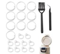 beinkmake Lot de 10 joints d'étanchéité de rechange pour bouteille d'eau Thermoflask 61/81/100/1800 ml - Bouchon de fuite - Accessoires de bouchon torique