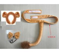Beipegin Deguisement Animaux Accessoire,Oreilles Bandeau et Queue Deguisement Lion Renard Chat Singe Donkey pour Enfants Adultes Carnaval Halloween Fête d'anniversaire