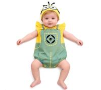 Beipegin Deguisement Coccinelle Abeille Body Barboteuse Bebe Garçon Fille Grenouillere Vetement et Chapeau pour 0 à 9 Mois