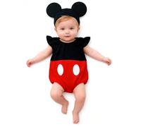 Beipegin Deguisement Coccinelle Abeille Body Barboteuse Bebe Garçon Fille Grenouillere Vetement et Chapeau pour 0 à 9 mois