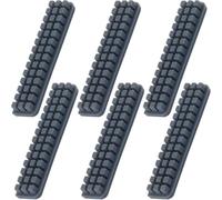 BEIQIYA Lot de 6 brosses en silicone pour imprimante 3D Bambu Lab A1 - Autocollants de rechange - Résistants à la chaleur - Non compatibles avec A1 Mini - Gris