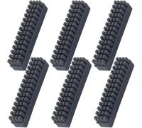 BEIQIYA Lot de 6 brosses en silicone pour imprimante 3D Bambu Lab A1 Mini - Autocollants de rechange - Résistants à la chaleur - Non compatibles avec A1 - Gris