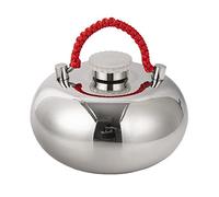 BEISCO Bouillotte avec Housse Bouillotte Eau Chaude en Acier Inoxydable de 1.5 L/1.0L/2.0L pour Le Cou, Les douleurs aux épaules et Les Mains et Les Pieds (Size : L-1.5L)