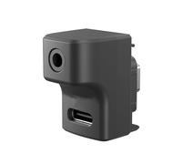 BeisDirect Adaptateur audio pour Insta360 Ace Pro/Ace - Accessoire d'extension avec port audio de 3,5 mm et port de charge de type C, noir