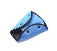 BeisDirect Ajusteurs de ceinture de sécurité pour enfant Housse de sécurité pour voiture Coussinets de sangle Ajusteur de ceinture de sécurité Triangle Positionneur Fit Bébé Enfant Adulte (Bleu)