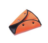 BeisDirect Ajusteurs de ceinture de sécurité pour enfant Housse de sécurité pour voiture Coussinets de sangle Ajusteur de ceinture de sécurité Triangle Positionneur Fit Bébé Enfant Adulte (Orange)