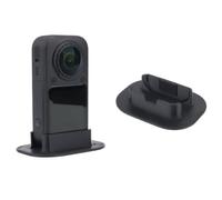 BeisDirect Base de montage de bureau pour Insta360 X6, support de support antidérapant pour appareil photo Insta 360 X6, accessoires de caméra de sport, noir