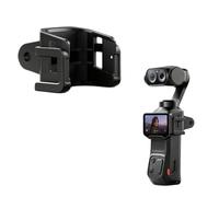 BeisDirect Cadre d'extension multifonction pour Insta360 Luna Ultra, adaptateur d'appareil photo avec support double griffe, interface à double griffe pour trépieds, mousse coupe-vent intégrée, léger